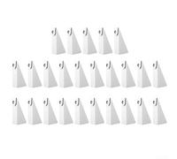 25 cuñas de aluminio para canalones estilo K de 5 pulgadas, juego de soporte angular para tablas de fascia inclinadas para nivelar y alinear canales horizontales de drenaje de techo (A)