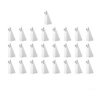 25 cuñas de canalón de aluminio blanco para canalones estilo K de 5 pulgadas utilizadas para corregir la desalineación de la pendiente durante la instalación (6,5 cm)