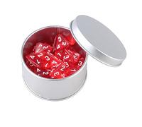 25 dados acrílicos transparentes de 4 lados para juegos de rol, poliédricos, fáciles de usar, dados poliédricos transparentes