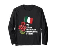 25 de Abril Festa Della Liberazione d'Italia Patriotic Manga Larga