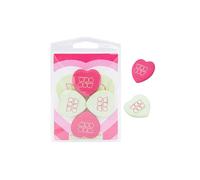 ¡25% DTO! Colourful Heart Puffs Esponjas de Maquillaje 4 gr