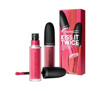 ¡25% DTO! Kiss It Twice Powder Kiss Liquid Duo Estuche Labiales Rosas (995 Fashion Sweetie y 989 Mull It Over)