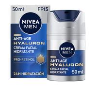¡25% DTO! Men Crema Hyaluron Antiedad FP15 50 ml