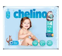 Pañal Chelino Fashion&Love talla 4 (9-15 kg) 34 unds