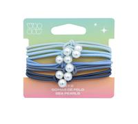 ¡25% DTO! Set 5 Gomas de Pelo Sea Pearls
