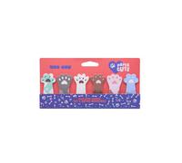 ¡25% DTO! Set 6 Notas Huellitas Adhesivas