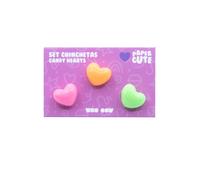¡25% DTO! Set Chinchetas Hearts