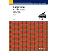 25 estudios, op. 100: para piano - Libro de bolsillo NUEVO J. Friedrich Bu 01...