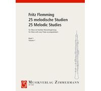 25 études mélodiques: oboe and piano.