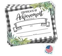 25 Farmhouse Certificate of Fination Award Documento de Certificado para Impresión - Certificados de Estudiante del Mes para Estudiantes, Certificados de Logros y Certificados para la Escuela