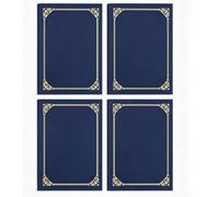 25 Fundas Para Certificados,Soporte para certificado A4 de 21.6 x 27.9 cm, Para Documentos Fundas Para Certificados De Graduación Fundas Personalizadas Para(Marino)