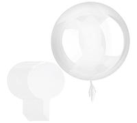 25 globos Bobo LED de 24 pulgadas, accesorios de fiesta de cumpleaños de PVC transparente para decoración de regalos de boda de Navidad en interiores y exteriores, crea una atmósfera mágica