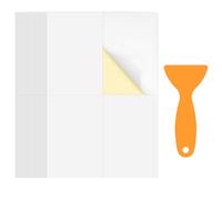 25 hojas A4 Etiqueta Adhesiva Blanca Pegatina 4 etiquetas por hoja 10x15cm