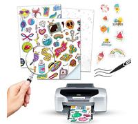 25 Hojas Vinilo Adhesivo Imprimible A4 Impermeable | Papel Autoadhesivo Blanco Mate | Para Impresoras