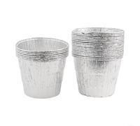 25 insertos desechables de aluminio para parrillas de pellets de madera Traeger y para modelos de parrilla Green Mountain, incluyendo