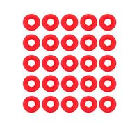 25 juntas de goma de silicona para botellas oscilantes, arandelas superiores oscilantes, sellos a prueba de fugas, compatibles con botellas Grolsch Home Brew, cerveza, refresco, uso de sellado