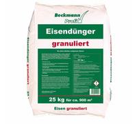 25 kg de fertilizante de hierro granulado Beckmann 2-4mm para aprox. 900m²