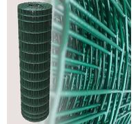 25 M de malla de alambre valla verja de alambre cerca verde altura de 120 cm de malla de 5 x 10 cm