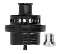25 Mm Universal Atmospheric Blow Off Bov Dump Fit, Blow Off Valve Adaptador Bov Motores de aluminio Aluminio universal, para Ford Focus Rs Mk1 / Escort Cosworth/Sierra Cosworth(negro)