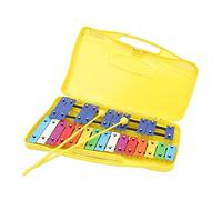 25 Notas Niños Colorido Xilófono Notas Claras y Melódicas Diseño Colorido Atractivo con Caja Amarilla para Instrumento de Percusión