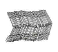 25 o 50 clips de acero inoxidable para vallas para minimizar el ruido y crear un espacio sereno al aire libre (50 piezas)
