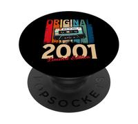25.o Regalo de cumpleaños Hombre, de 2001, Casete PopSockets PopGrip Adhesivo