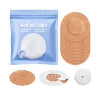 25 Parches Adhesivos para Freestyle Libre, Scettar Parches Impermeables para Sensores Freestyle Libre 1, 2 y 3 - Centro del Vendaje No Adhesivo, Protector Resistente al Agua, Dura 14 Días