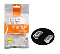 25 pares de almohadillas de silicona para la nariz para gafas Dhoptical