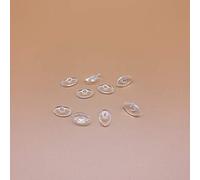 25 pares de almohadillas ovaladas de silicona para la nariz