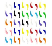 25 Pares De Gafas Cubiertas De Piernas, Cubiertas Antideslizantes De Silicona, Accesorios De Fijación De Gafas, Accesorios De Gafas, Cubiertas De Gafas Elásticas Y Cómodas.