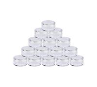 25 Pcs Travel Cosmetic Jar Pots 5ml Creams Make-up Sample Containers with Lids for Women Glitter Nail Art Storage Bottles