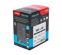 Timco Multi-Fix Stella Fixing Black - M5 x 65-25 piezas