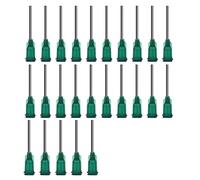25 piezas de 1 pulgada 18G punta roma, herramientas de medición de jeringa para medir, brillo de labios, relleno de líquidos, dispensación, manualidades, relleno de aceite, aplicador de pegamento