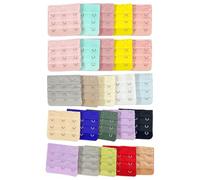 25 Piezas De Lencería De Hebilla Trasera Extendida, Suave Y Cómoda, En Diferentes Colores, Reutilizable, Expansor De Mujeres Y Adjustables Para Mujeres.