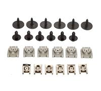 25 Piezas de Tornillos de Sujeción de la Bandeja Inferior del Motor, KIMISS MC3003, Juego de Tornillos de Cubierta de Protección contra Salpicaduras del Motor para Clase C W203 W204 CL203