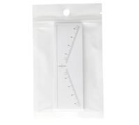 25 piezas Kit de plantilla de ceja Women - Cerrar Formación, Guía de mapeo de plantillas Cejas de cejas portátiles Magno de maquillaje, herramienta de medición de maquillaje permanente delineador de o