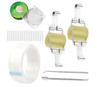 25 Piezas Set Correctores Para Uñas Encarnadas Corrector Uñas Encarnadas Fácil Aplicación Para Uso Doméstico Sujeción Segura Alivio Del Dolor (Longitud De La Uña Del Pie De 19 Mm a 21 Mm)