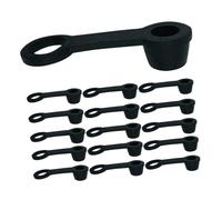 25 Piezas Tapa De Aceite del Coche Guardapolvo para Purgador De Frenos Tornillo De Purga De Frenos Kit De Purga De Frenos Tapones Antipolvo De Goma para Engrasadores Caucho Black COSMEVIVI