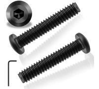 25 piezas tornillos de cabeza plana M5X30mm hexágono interior acero inoxidable A2 V2A negro tornillos M5 cabeza plana rosca completa tornillos de acero inoxidable con llave hexagonal interior para
