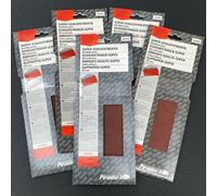 25 Piranha X31016 115Mm X 280Mm 1/2 Clip Fit Super Hojas De Lijado 150G