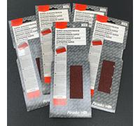 25 Piranha X31086 115mm x 280mm 1/2 Broche Ajuste, con Orificios Lija Surtido