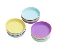 25 . redondo de plástico para macetas de cactus y suculentas