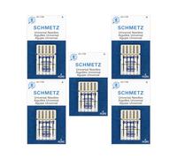25 Schmetz Universal Agujas para máquina de coser 130/705H 15 x 1h tamaño 110/18