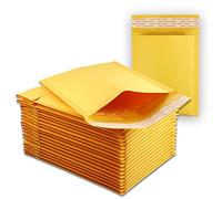 25 sobres de burbujas de papel kraft autosellantes tamaño EcoSwift #0 de 7.5 x 10 pulgadas