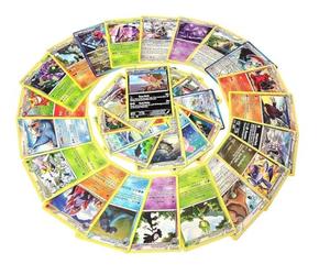 25 Tarjetas Pokemon Raras con 100 HP or Higher (Juego Combinado con no duplicados)