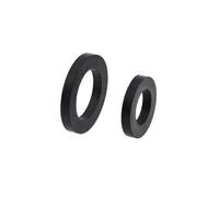 25 uds 1/2 "3/4" junta plana de goma junta tórica arandela de sellado plomería grifo manguera anillos de sellado negro