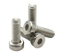 25 uds M2 M2.5 304 cabeza cilíndrica delgada de acero inoxidable DIN 7984 tornillos de cabeza hueca hexagonal de perfil bajo(8mm,M2.5 X 25pcs)