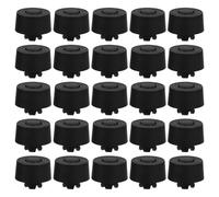 25 Unidades Patas Antideslizantes para Carcasa de PC FF-2 8mm Negras | Polímero Aislante de Alta Densidad, Reemplazo Rápido, Diseño Encajable para Gabinetes y Cajas de Escritorio