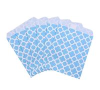 25 Unids 18x13 cm Papel Kraft Bolsas de Dulces de Galletas Bolsa de Embalaje de Regalo Decoración de Fiesta de Cumpleaños Postre Candy Bar Bolsa Snack Cookie Bag-light flower