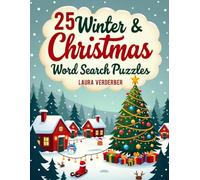 25 Winter & Christmas Word Search Puzzles: Great Stocking Stuffer with Playful and Colorful Illustrations